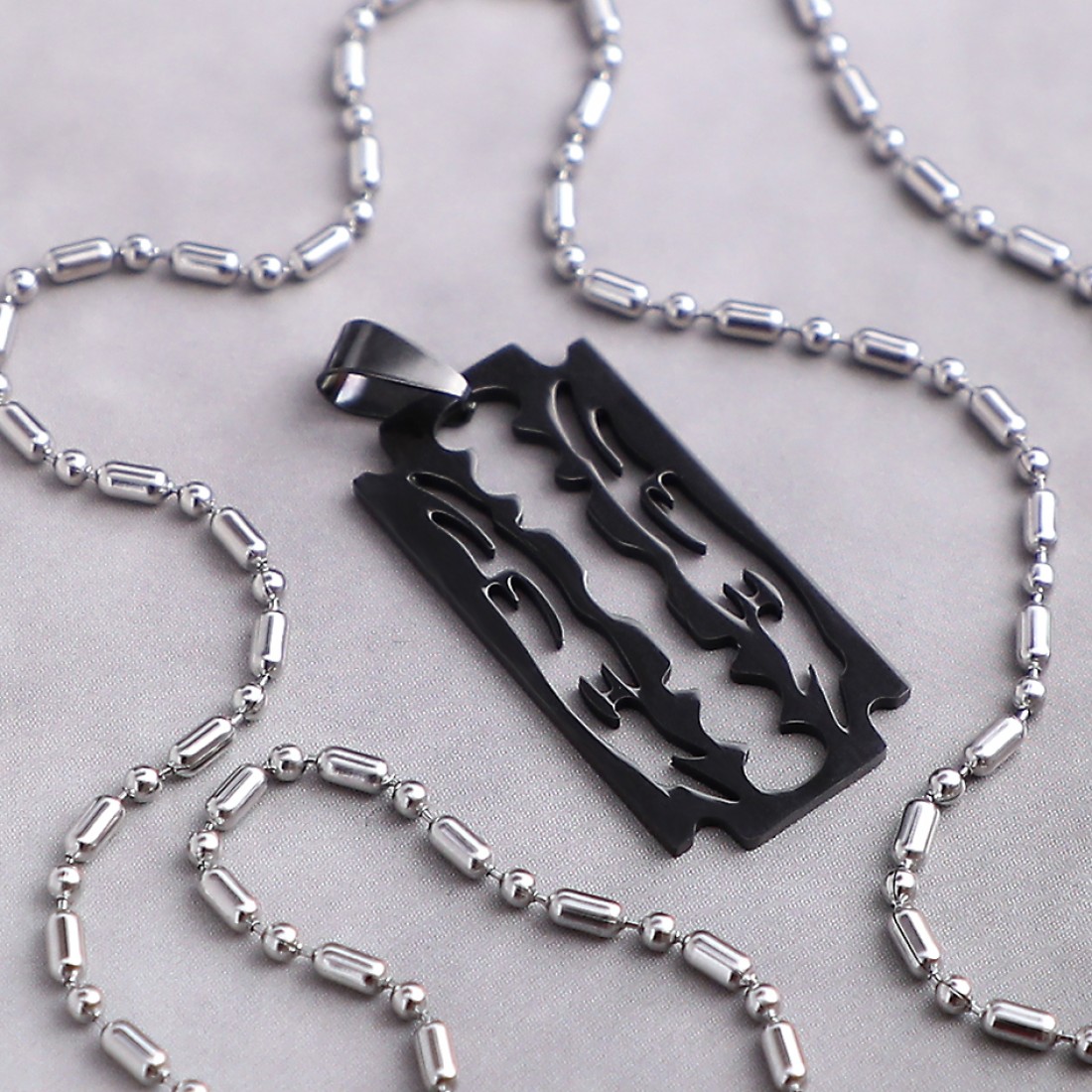 Toptan Jilet Desenli Çelik Kolye Ucu Fiyatları