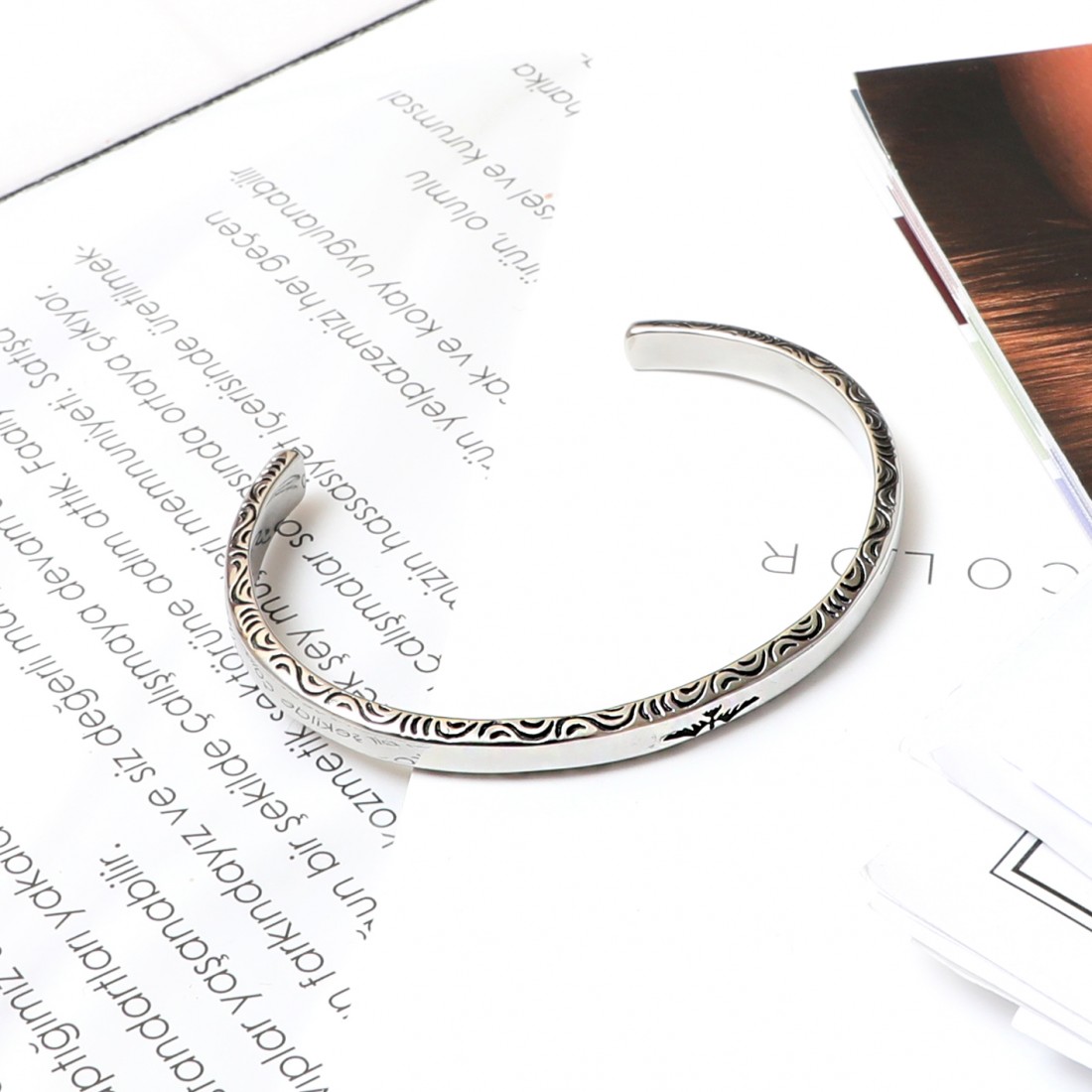 Toptan Kabartma Cuf Çelik Bileklik Fiyatları