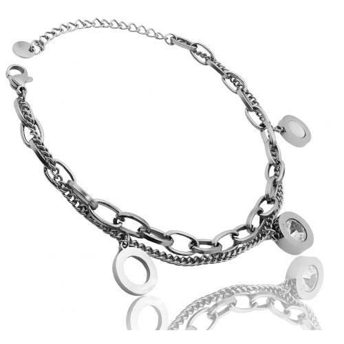 Kadın Çoklu Çelik Bileklik