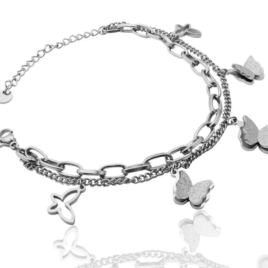 Kadın Çoklu Çelik Bileklik