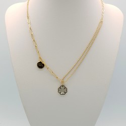 Women Steel Necklace 9758