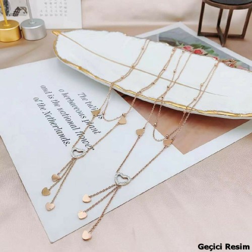 قلادة نسائية من الصلب 9762