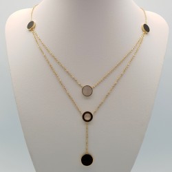 Women Steel Necklace 9774