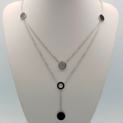 Women Steel Necklace 9774