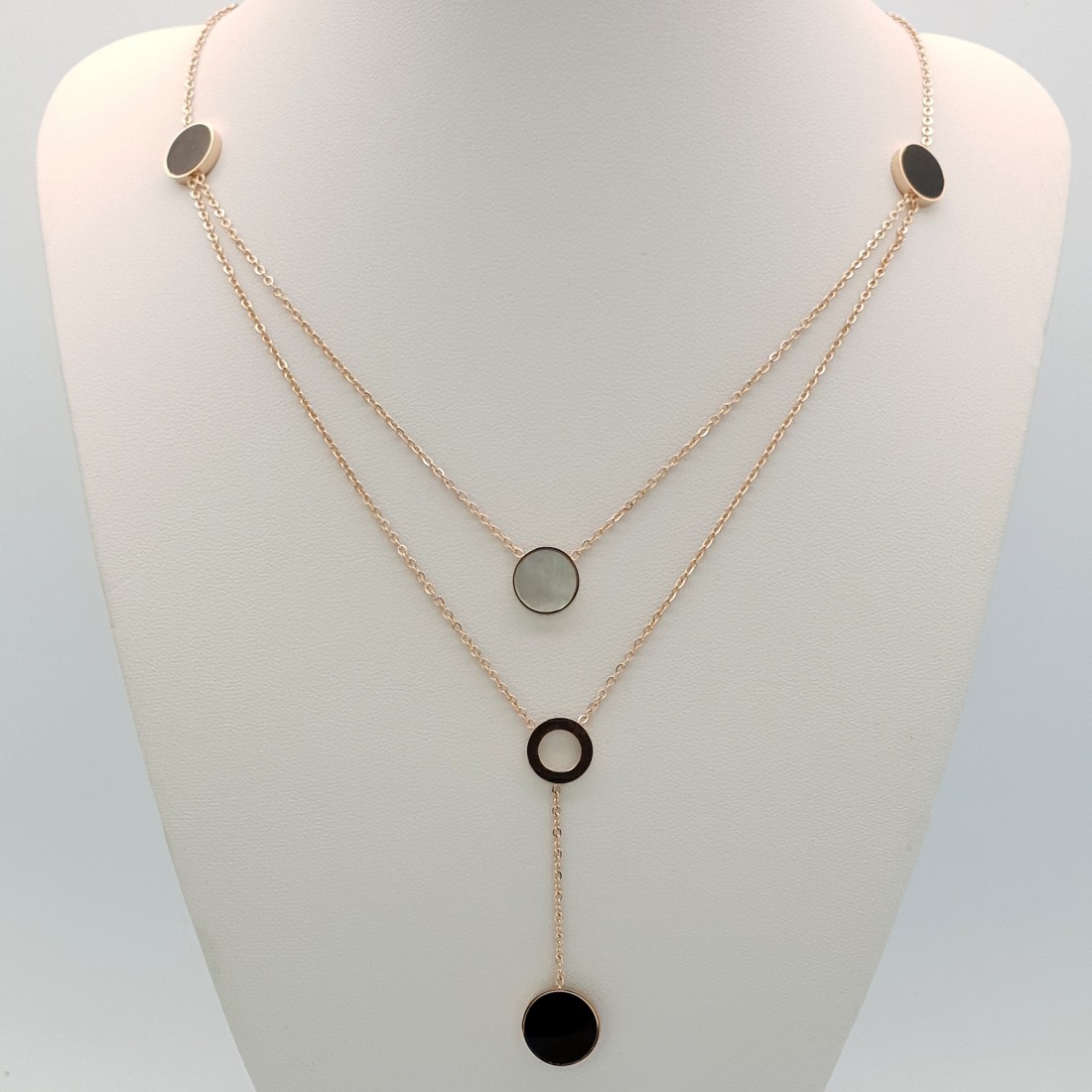 Kadın Çoklu Çelik Kolye