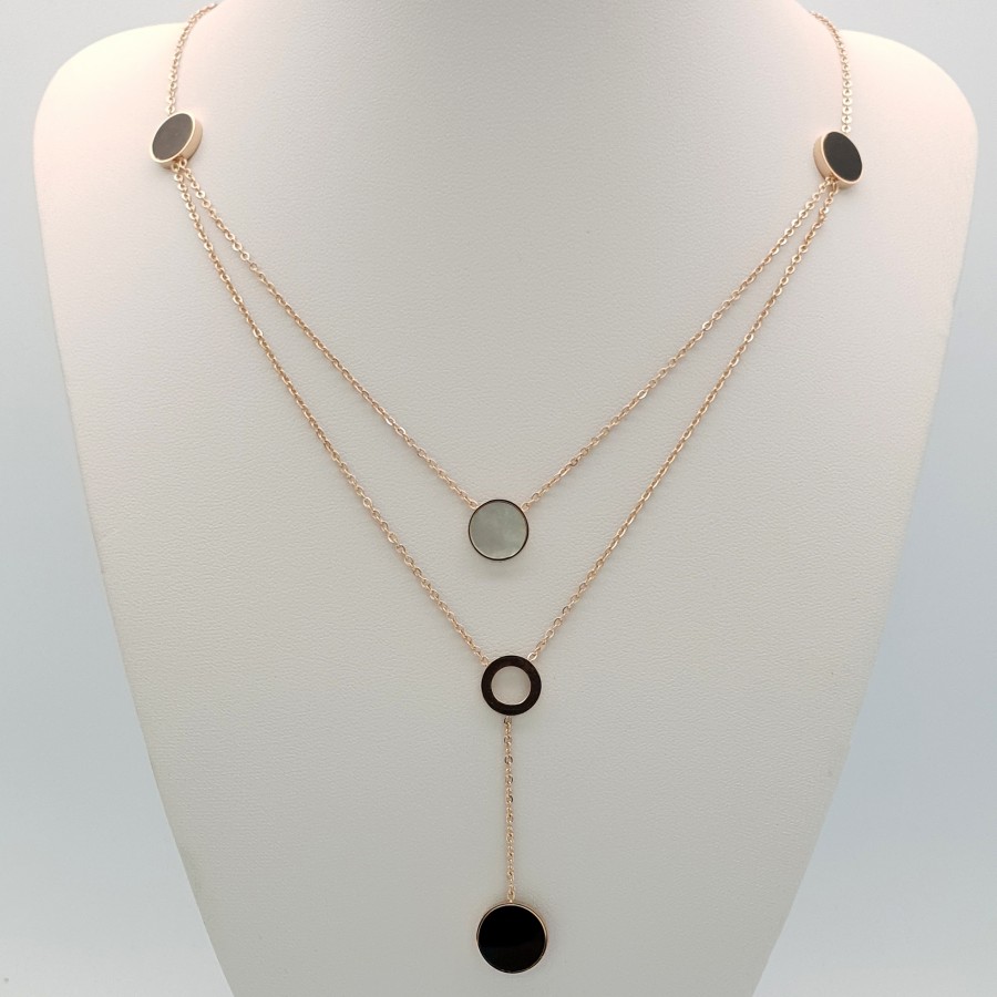 Kadın Çoklu Çelik Kolye