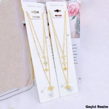 Women Steel Necklace 9778