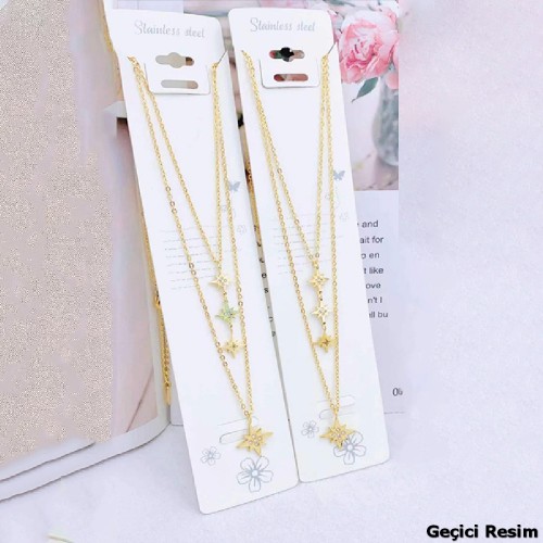 قلادة نسائية من الصلب 9778