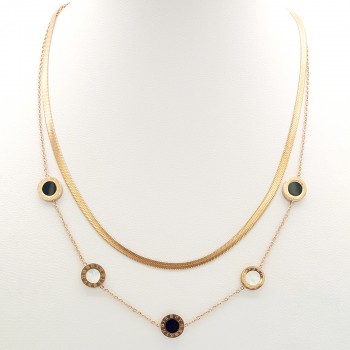 Women Steel Necklace 9790