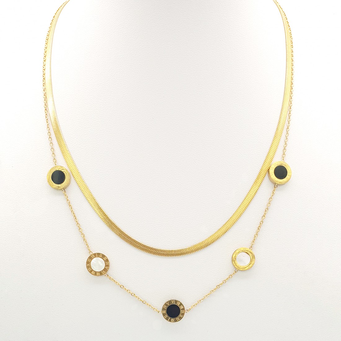 Kadın Çoklu Çelik Kolye