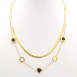 Kadın Çoklu Çelik Kolye