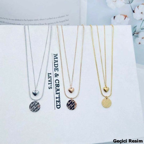 Kadın Çoklu Çelik Kolye