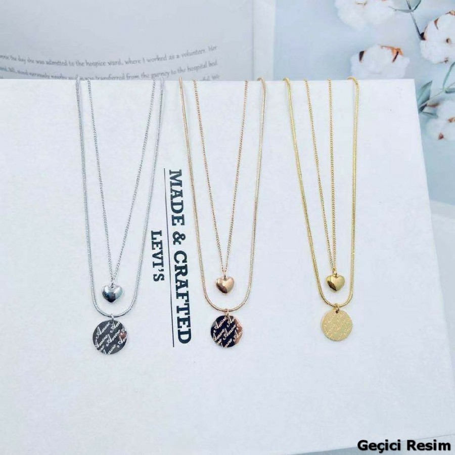 Kadın Çoklu Çelik Kolye