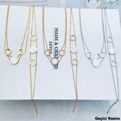 Kadın Çoklu Çelik Kolye