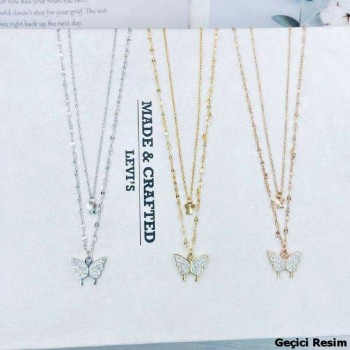 Women Steel Necklace 9806