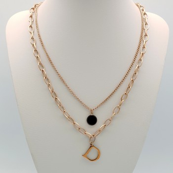 Women Steel Necklace 9810