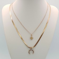 Women Steel Necklace 9822