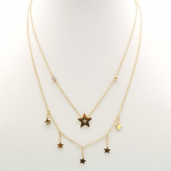 Women Steel Necklace 9826