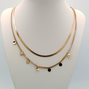 Kadın Çoklu Çelik Kolye