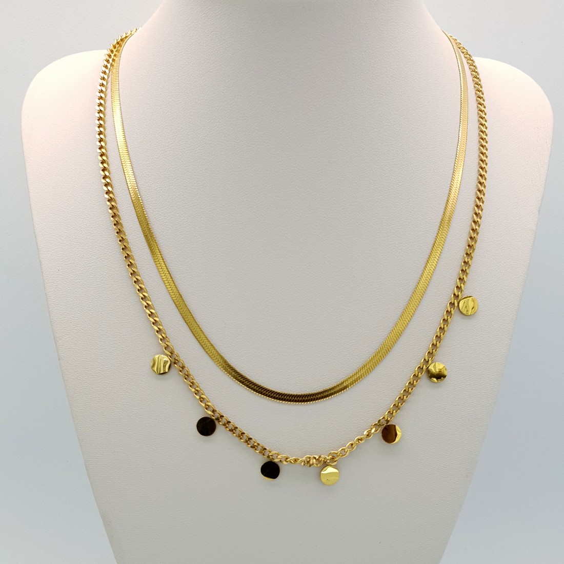 Kadın Çoklu Çelik Kolye