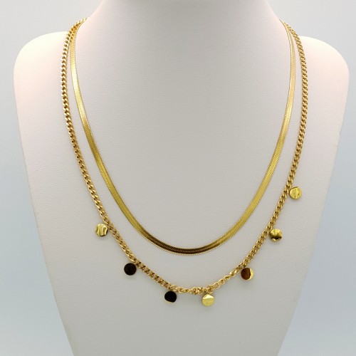 قلادة نسائية من الصلب 9830