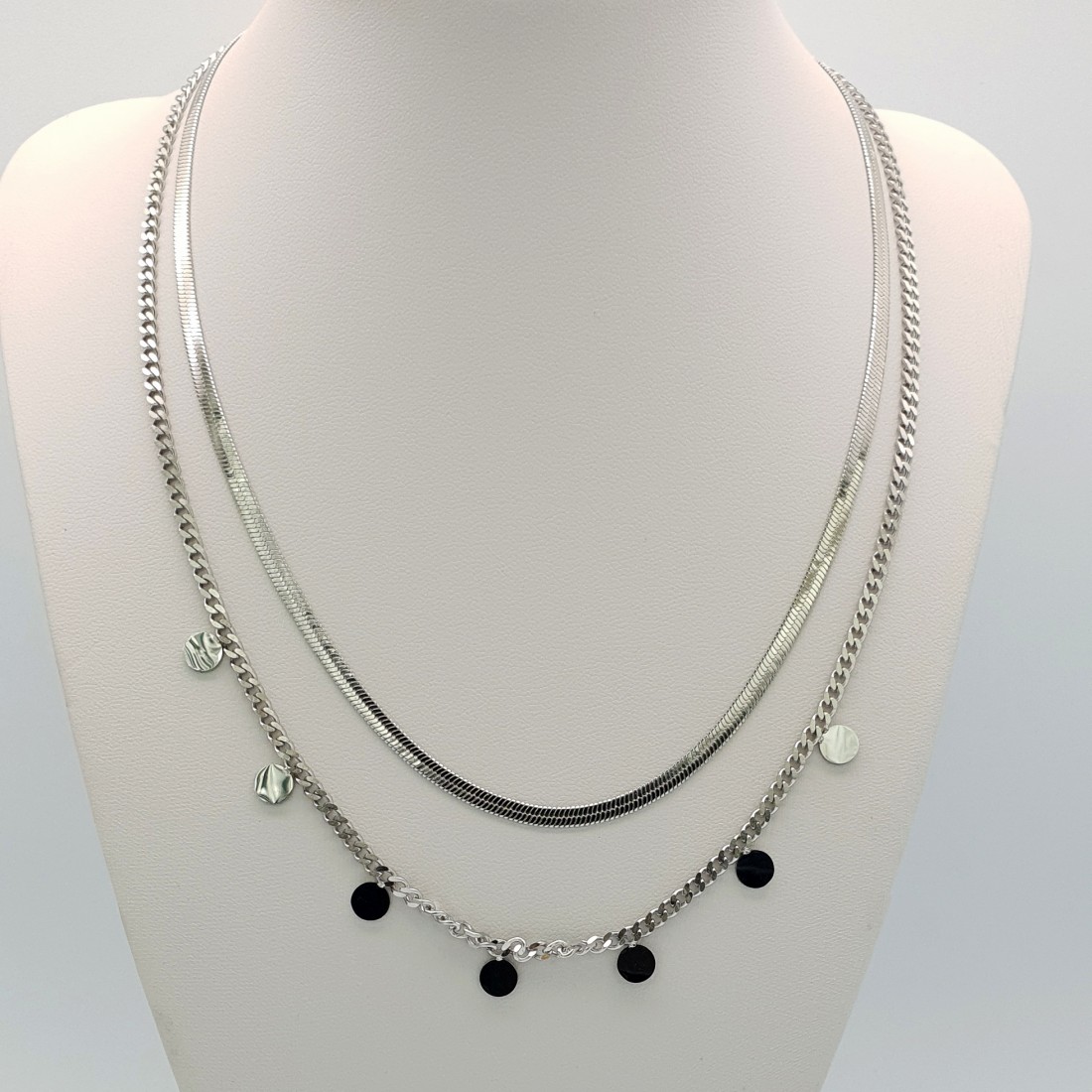 Kadın Çoklu Çelik Kolye