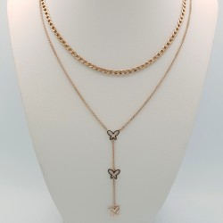 Kadın Çoklu Çelik Kolye