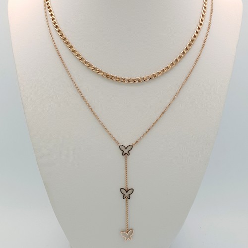 قلادة نسائية من الصلب 9834