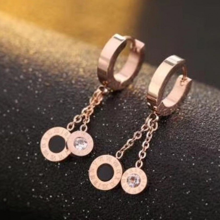 Kadın Kararmayan Çelik Küpe