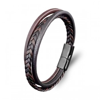 Men's Leather Bracelet 13828