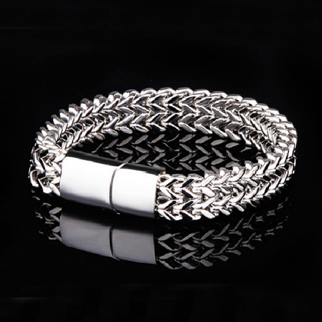 Toptan Kalın İtalyan Çelik Zincir Bileklik Fiyatları