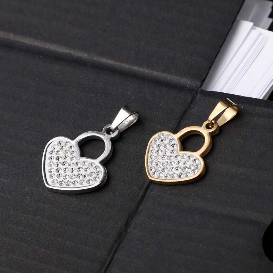 Toptan Kalp Figürlü Çelik Kolye Ucu Fiyatları