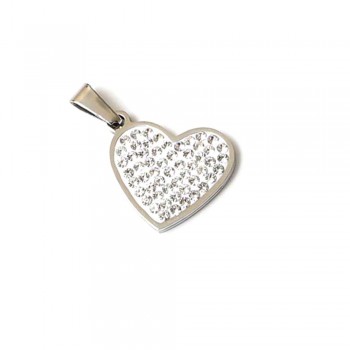 Kalp Heart Çelik Kolye Ucu