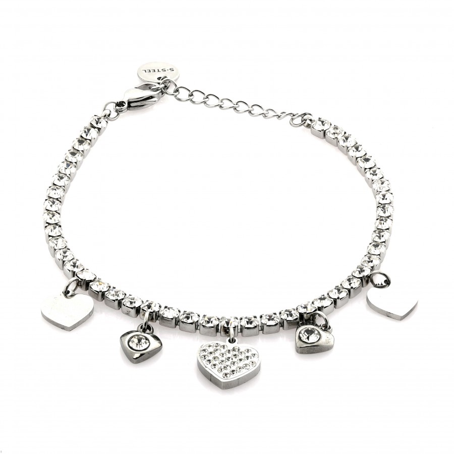 Toptan Kalp Pandora Su Yolu Çelik Bileklik Fiyatları