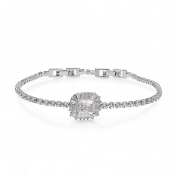 Kare Beget Zirkon Taşlı Suyolu Bileklik