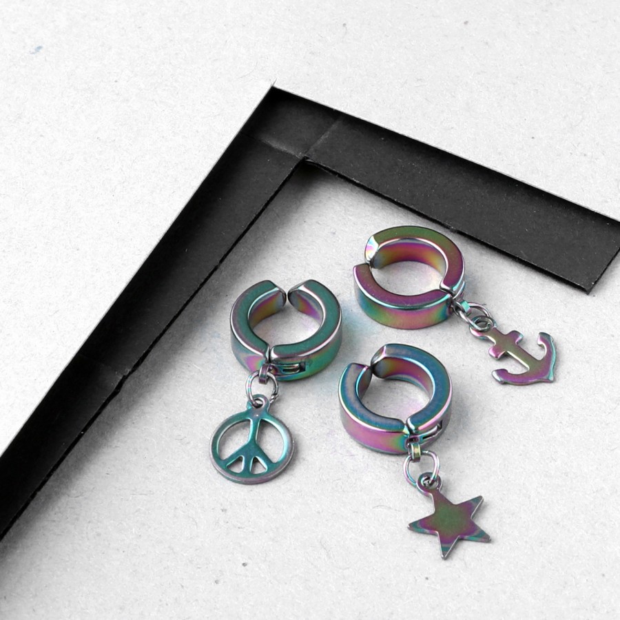 Toptan Karışık Figürlü Sıkıştırma Küpe Fiyatları