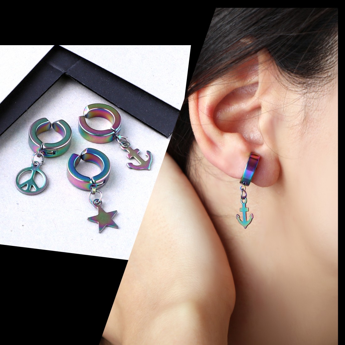 Toptan Karışık Figürlü Sıkıştırma Küpe Fiyatları