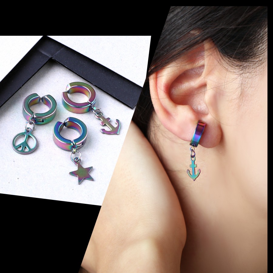 Toptan Karışık Figürlü Sıkıştırma Küpe Fiyatları