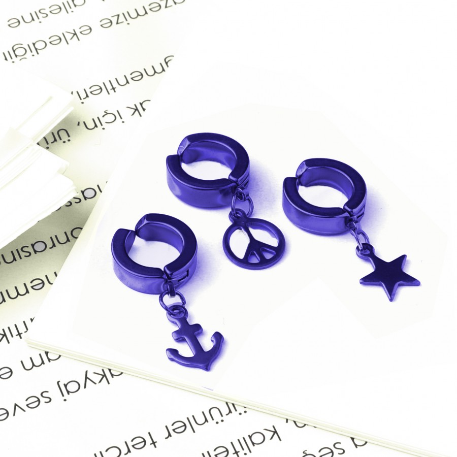 Toptan Karışık Figürlü Sıkıştırma Küpe Fiyatları