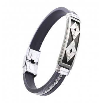 Kauçuk Hasır Çelik Bileklik