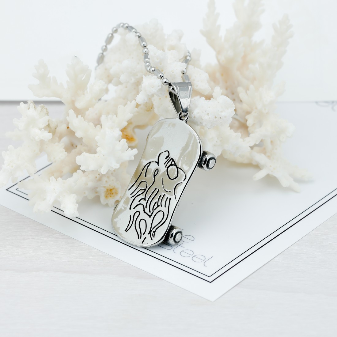 Toptan Kaykay Çelik Kolye Ucu Fiyatları