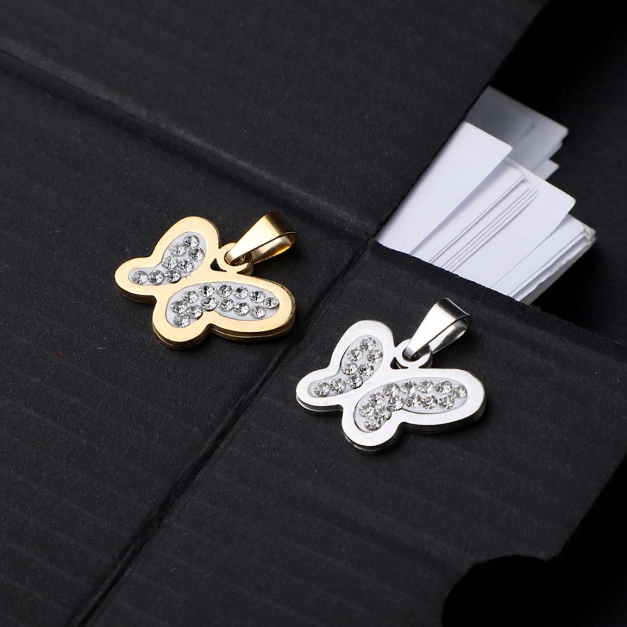 Toptan Kelebek Çelik Kolye Ucu Fiyatları