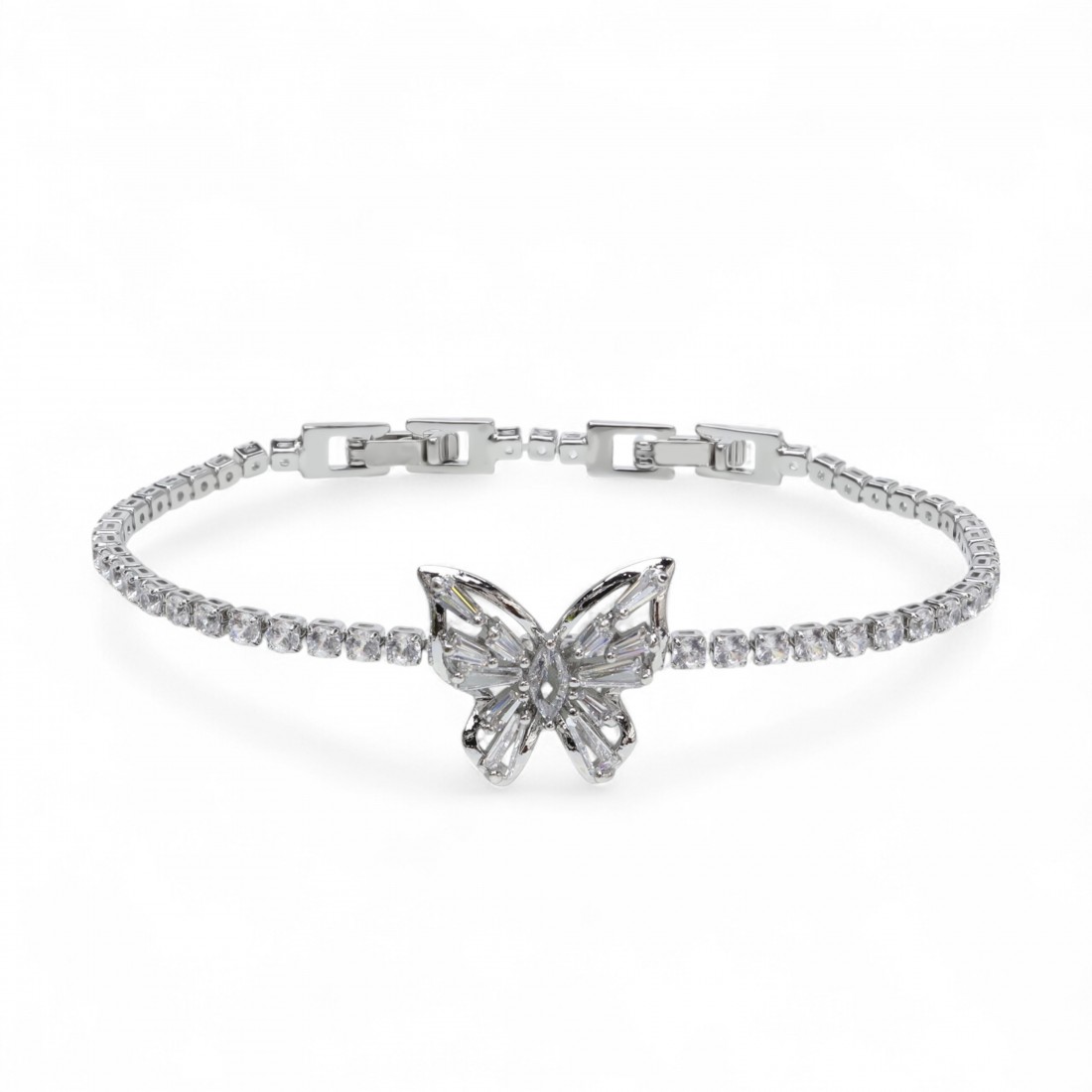 Kelebek Zirkon Taşlı Suyolu Bileklik
