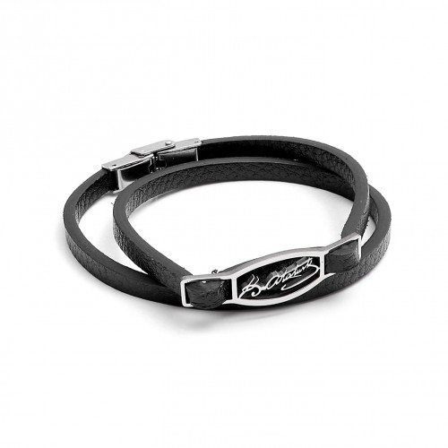 Kemal Atatürk İmza Firügrlü Dolamalı Çelik Bileklik