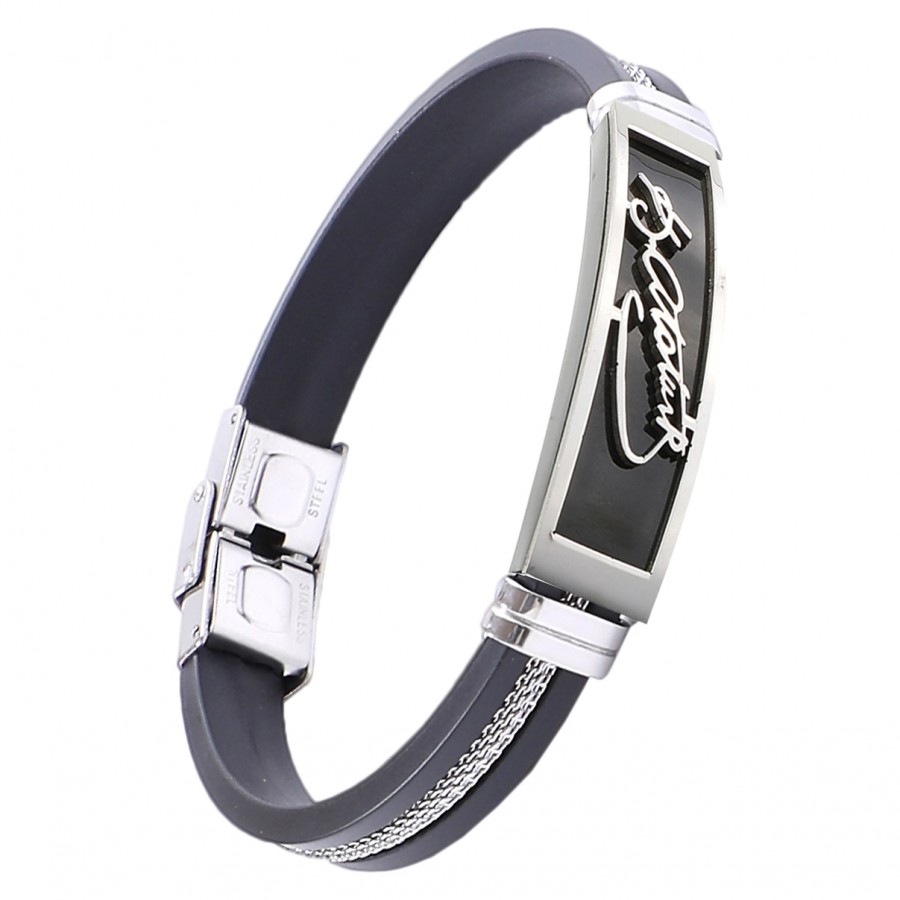 Toptan Kemal Atatürk Imzalı Kauçuk Hasır Çelik Bileklik Fiyatları