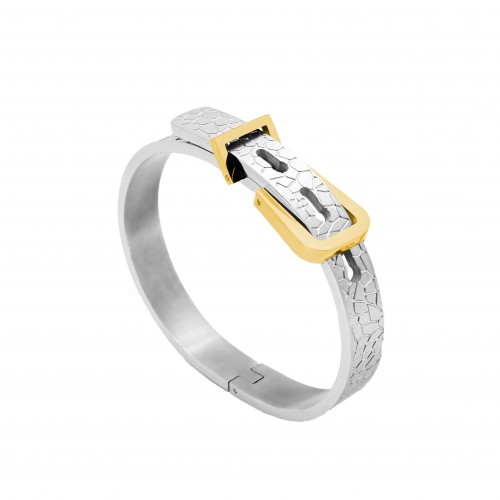 Kemer Tokalı Çelik Bileklik