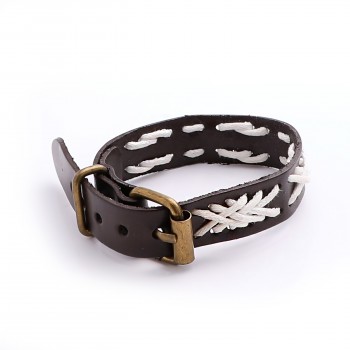 Kemer Tokalı Deri Bileklik