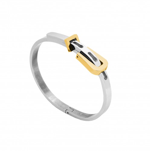 Kemer Tokalı Kelepçe Çelik Bileklik 3 Renk