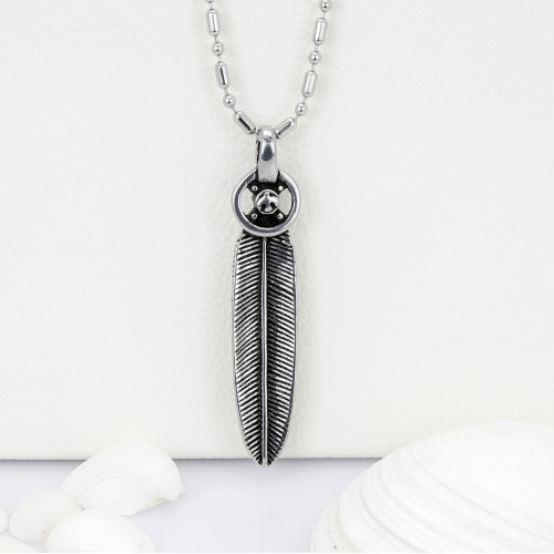 Keskin Tüy Çelik Kolye Ucu