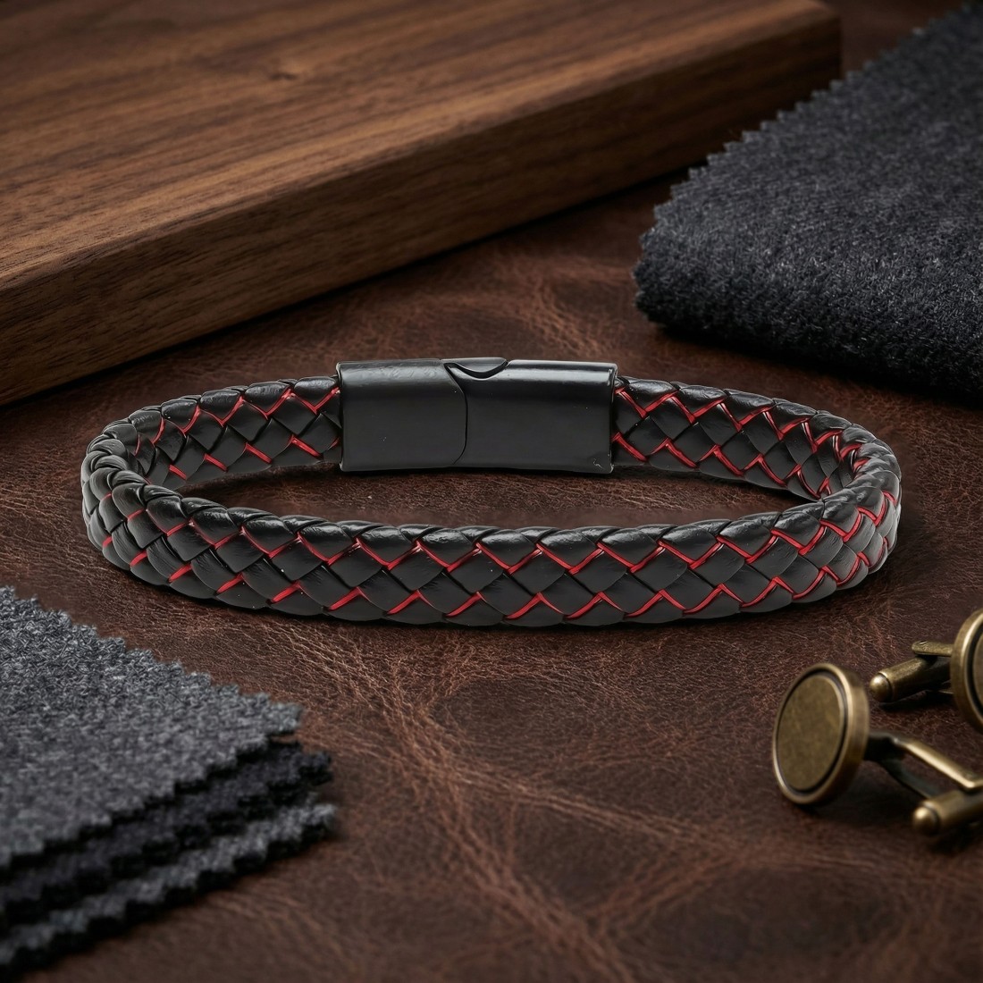 Erkek Çoklu Deri Bileklik